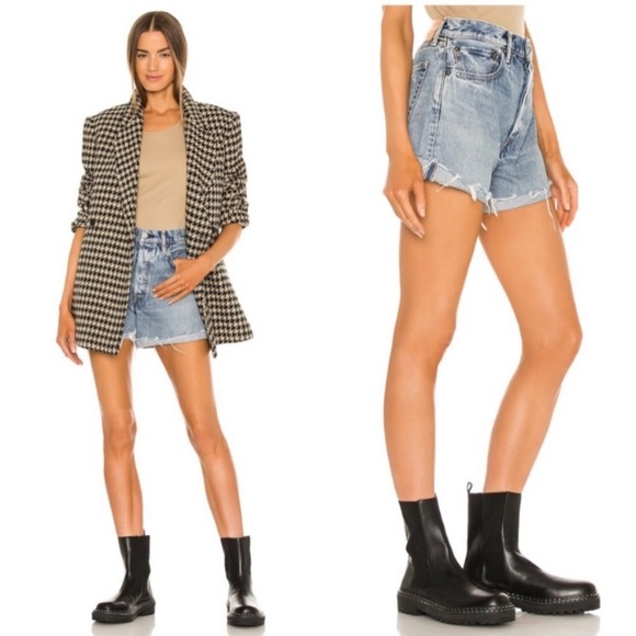 MOUSSY VINTAGE Upland Cut Off Denim Shorts SIZE 23 NWT - Picture 3 of 13